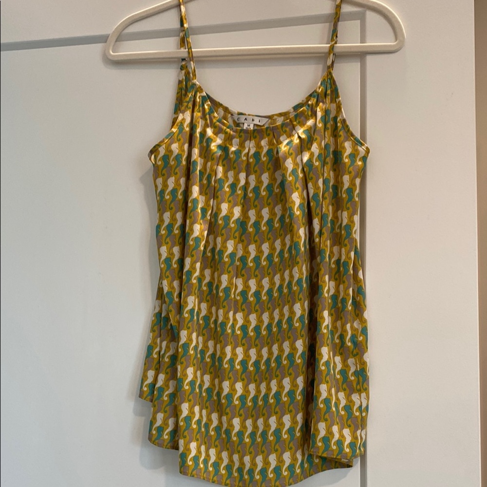 Cabi seahorse print Camisole Top